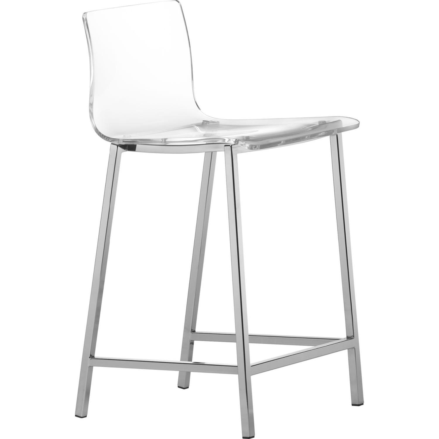 CB2 Vapor Acrylic Counter Stools - image-4