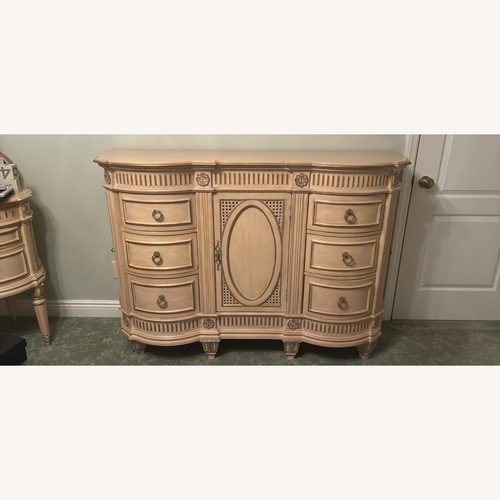 Used Wood Bedroom Dresser with 9 Drawers for sale on AptDeco