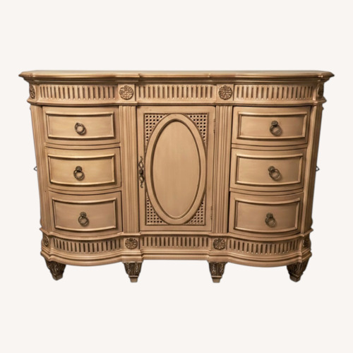 Used Wood Bedroom Dresser with 9 Drawers for sale on AptDeco