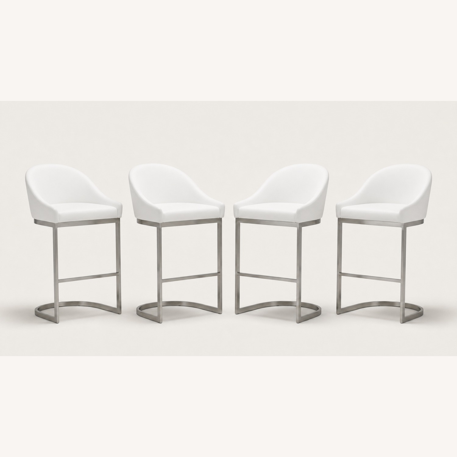 Set of 4 Otus 26” Counter Stools – White - image-2