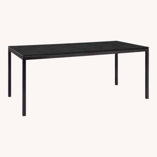 Used Room & Board Parsons Table Taupe Ceramic Table for sale on AptDeco