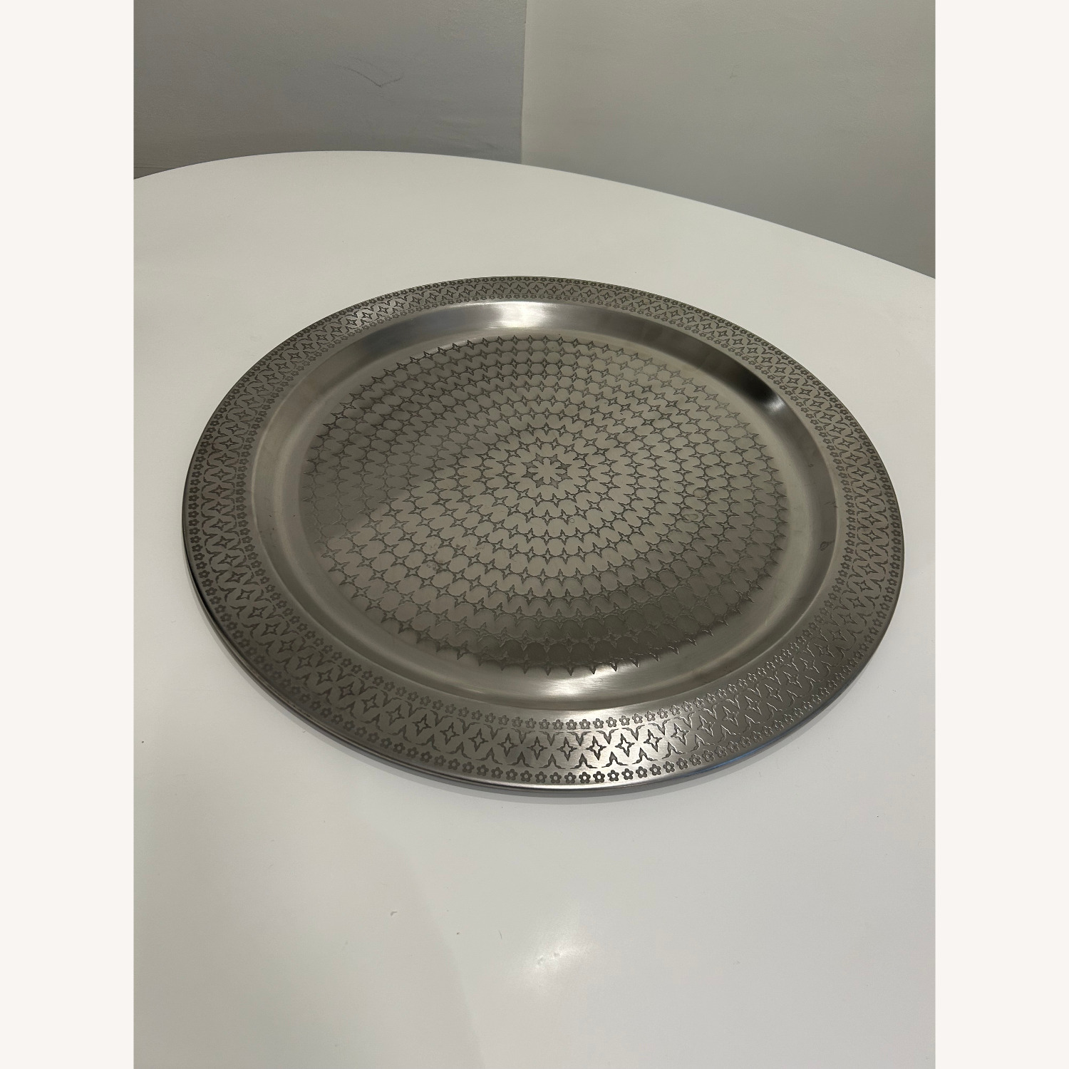 IKEA Unique Silver Metal Tray Décor - image-2