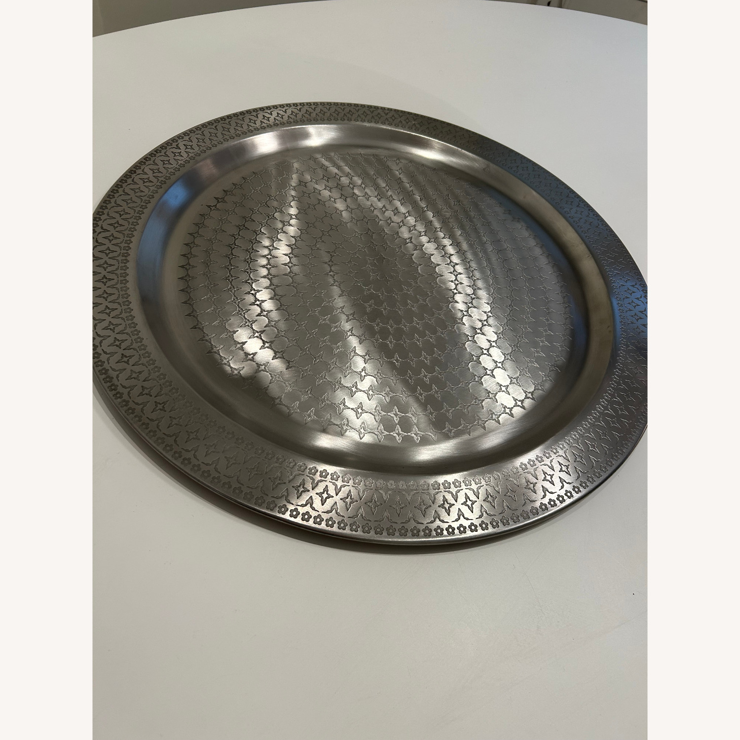 IKEA Unique Silver Metal Tray Décor - image-3