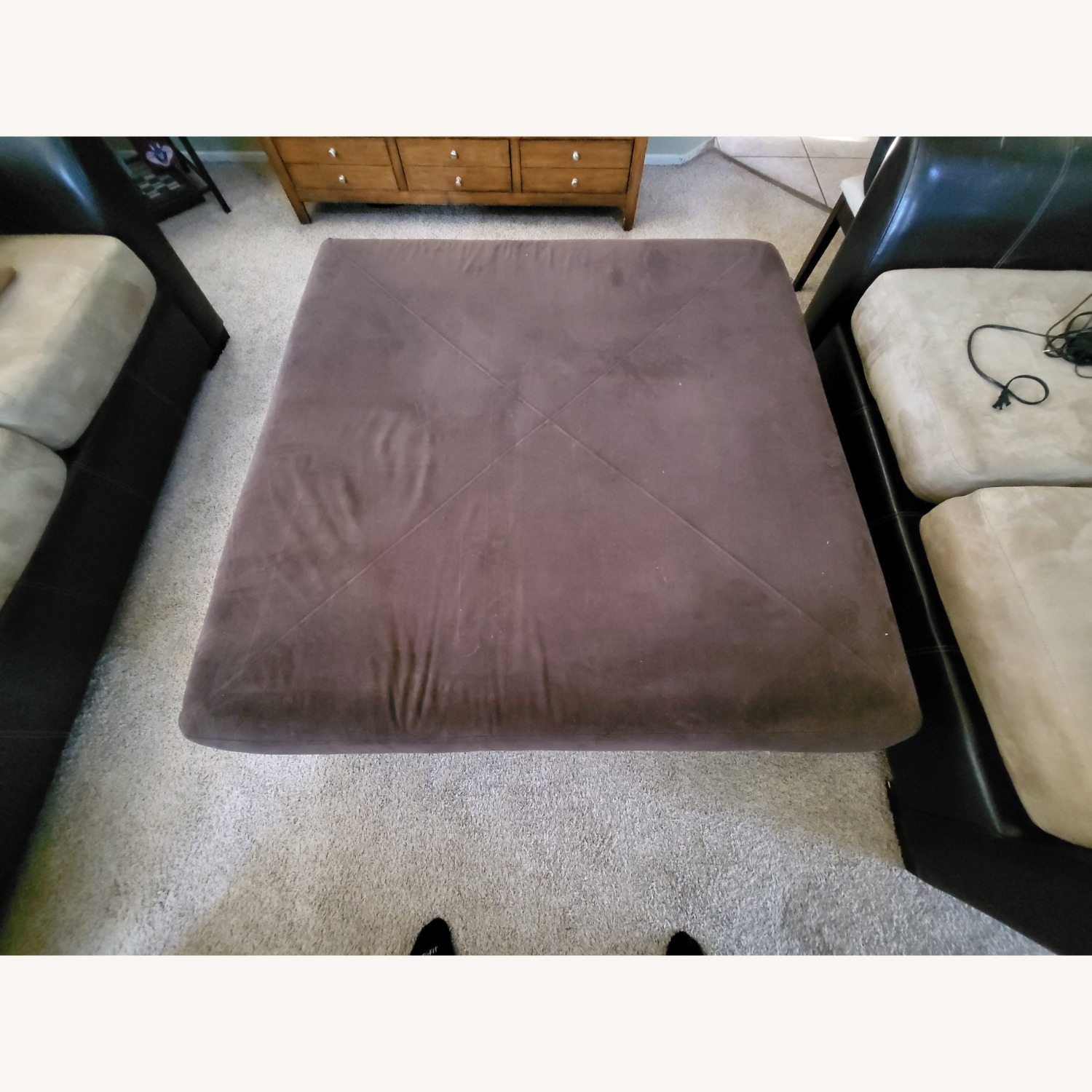 Living Spaces Ottoman - image-1
