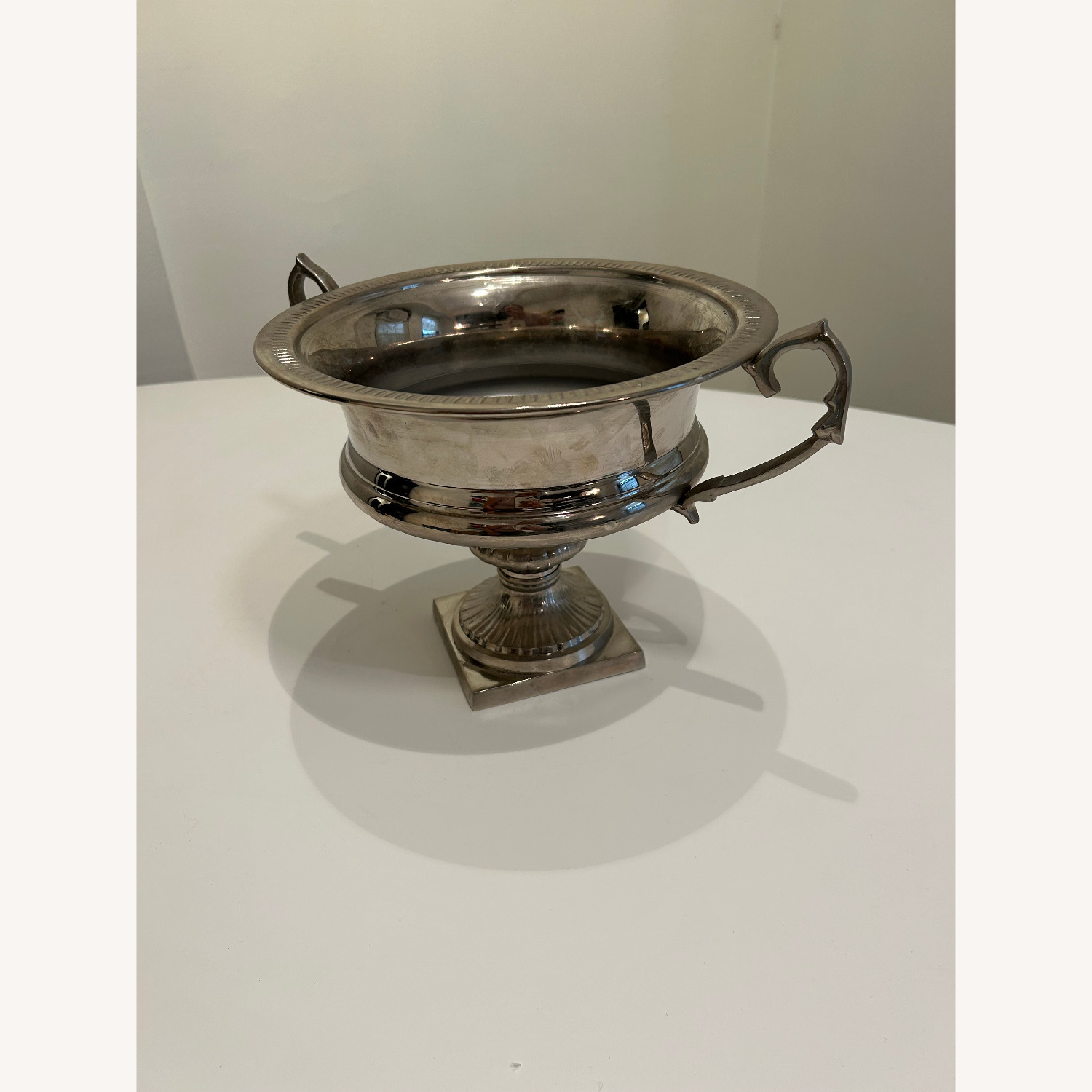 Polished Nickel Handled Vessel - image-2