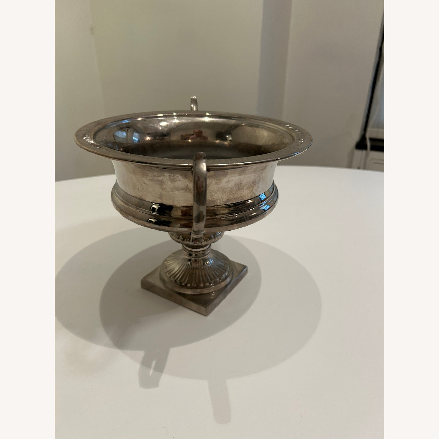 Polished Nickel Handled Vessel - image-3