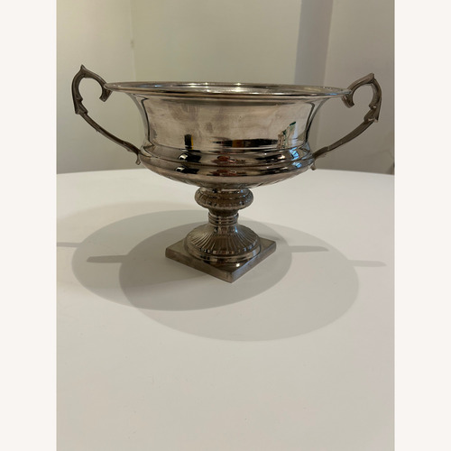 Used Polished Nickel Handled Vessel for sale on AptDeco