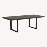 TOV Furniture Gray EDNA Concrete Dining Table