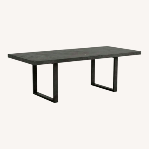 Used TOV Furniture Gray EDNA Concrete Dining Table for sale on AptDeco