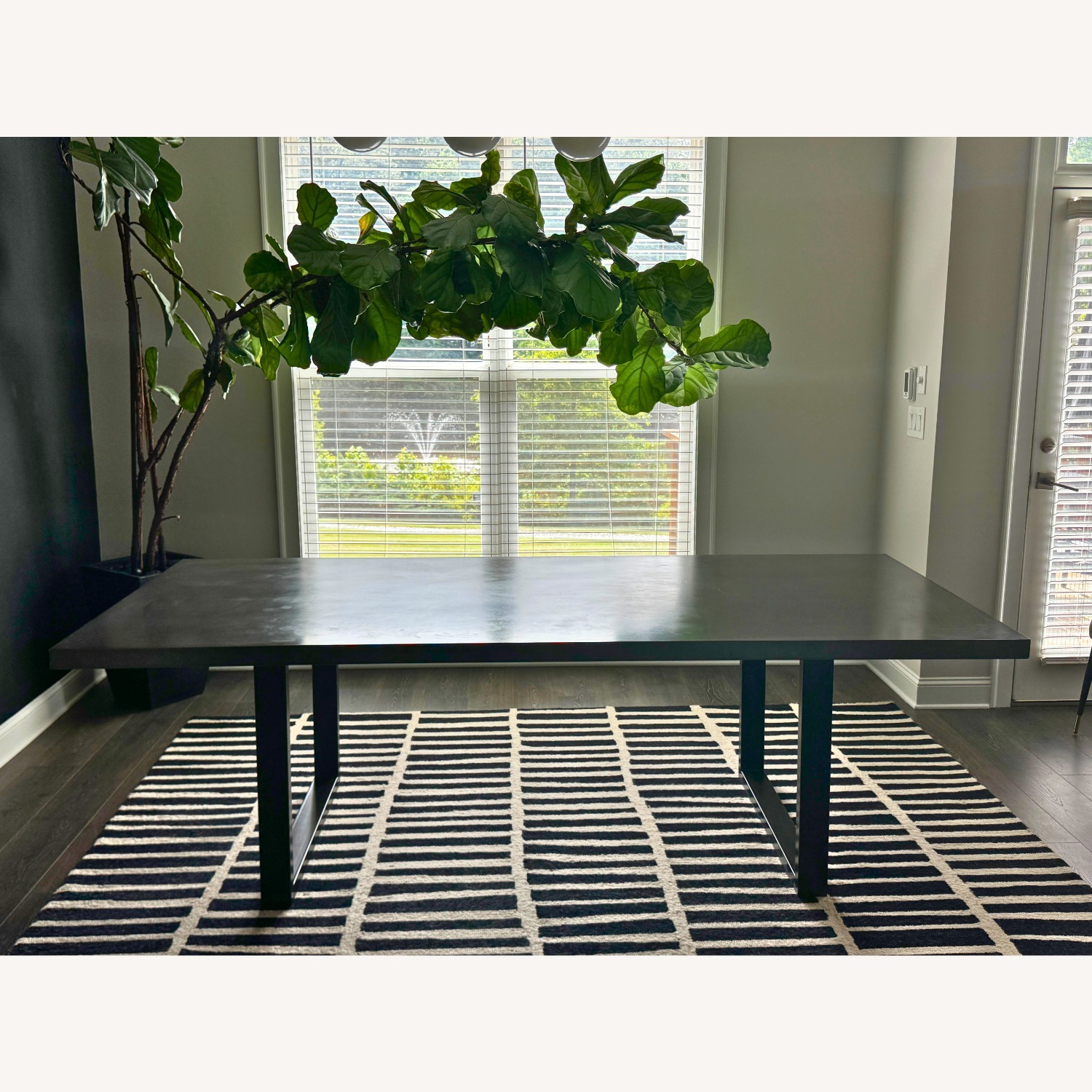 TOV Furniture Gray EDNA Concrete Dining Table - image-4