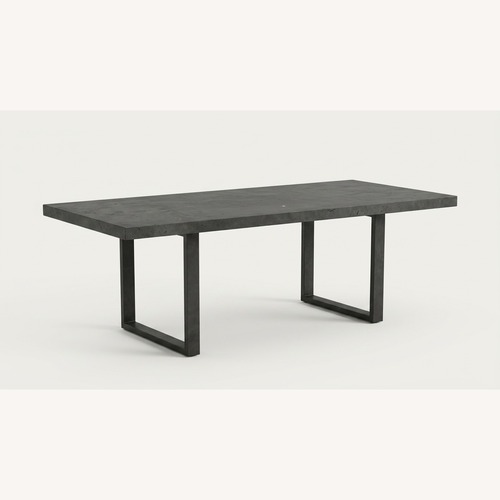 Used TOV Furniture Gray EDNA Concrete Dining Table for sale on AptDeco