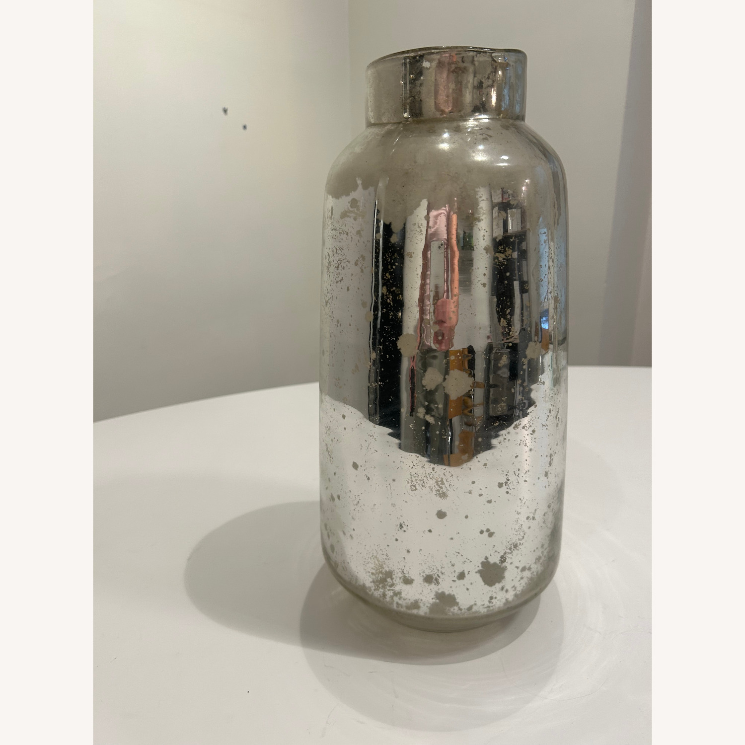 West Elm Set of Two Mercury Glass Vases - image-7