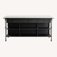 Crate & Barrel French 72” Island Kitchen Island