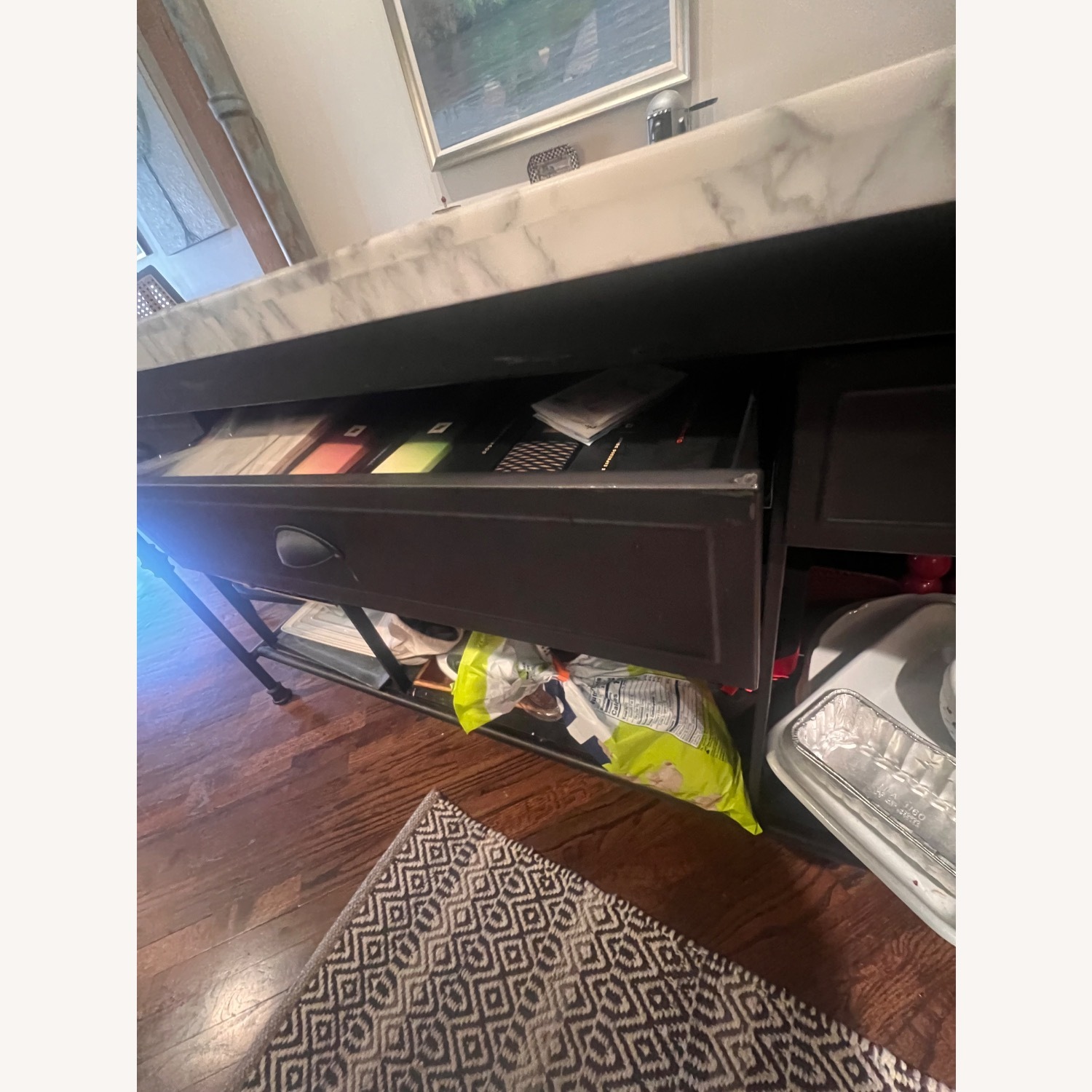 Crate & Barrel French 72” Island Kitchen Island - image-14