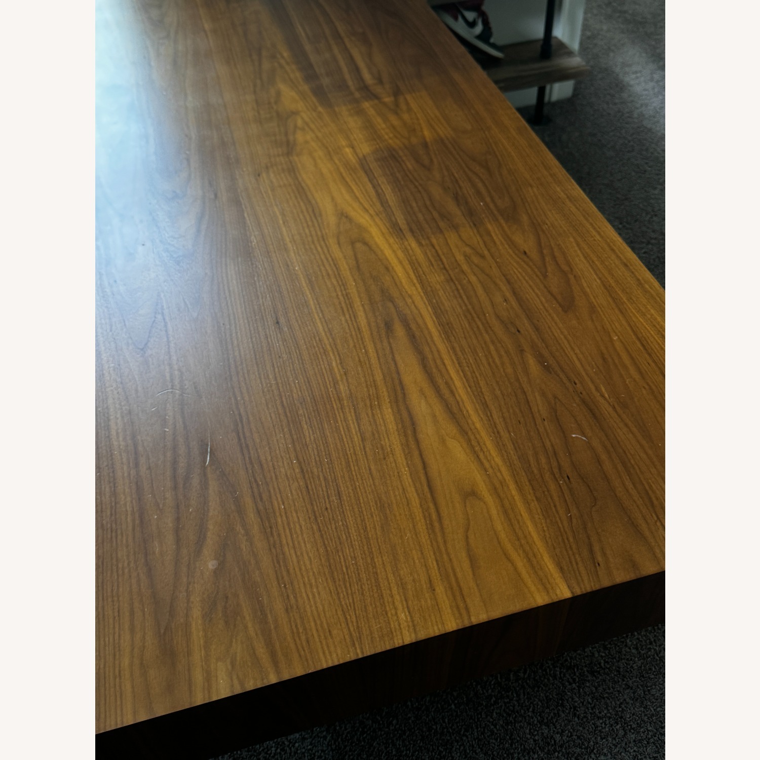 Modway Oversized Walnut Wood Writing Desk - 75" - image-2