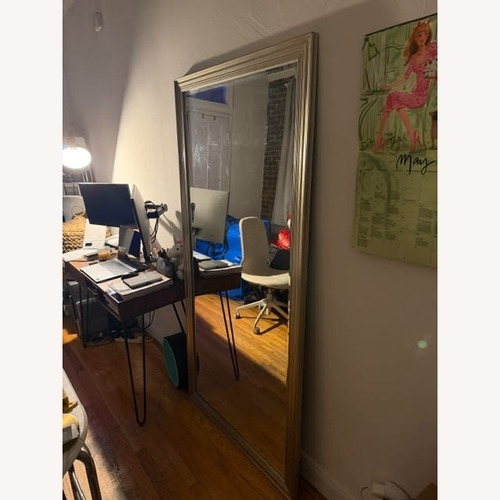 Used HD Buttercup Gold Floor Mirror for sale on AptDeco