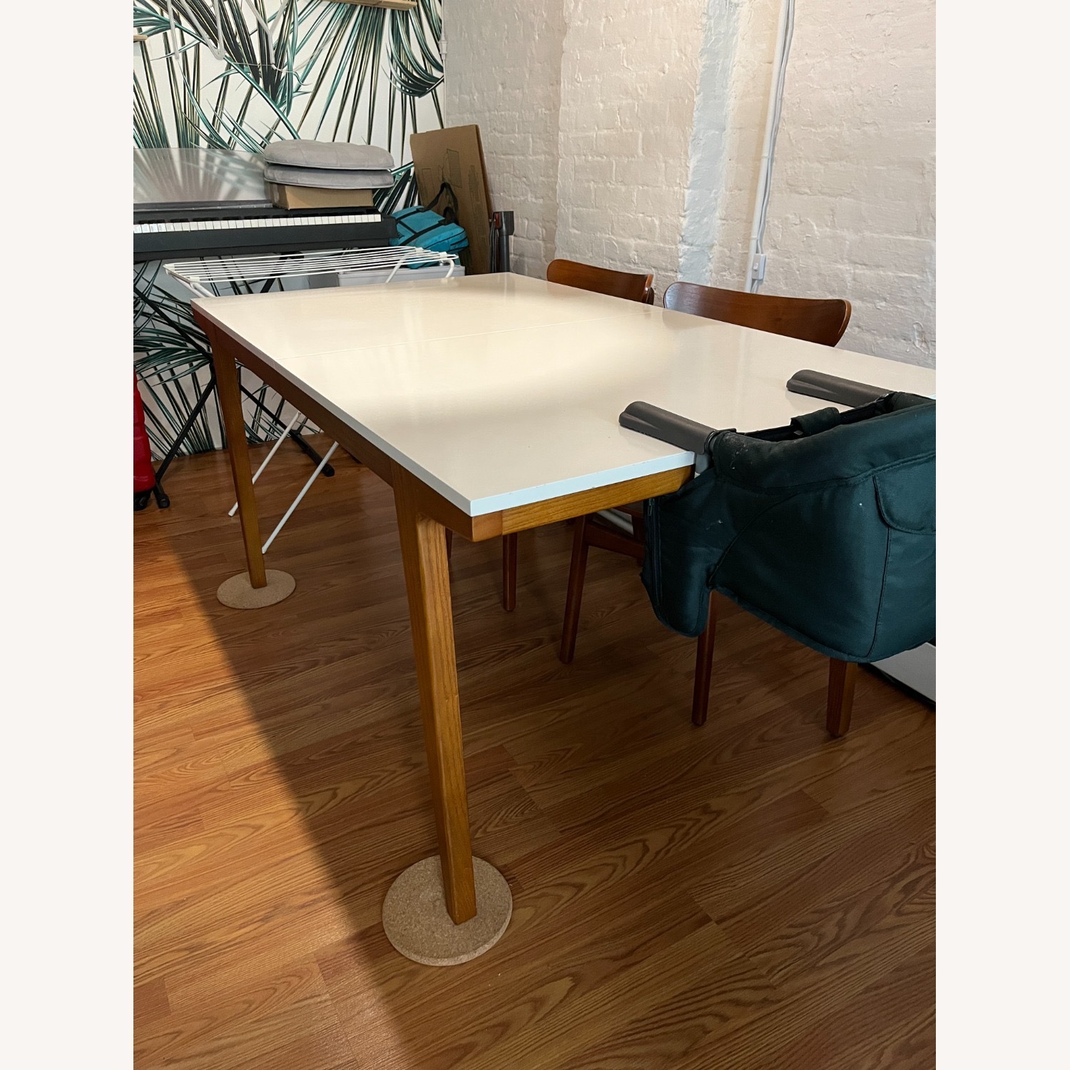 West Elm Modern Expandable Dining Table - image-3