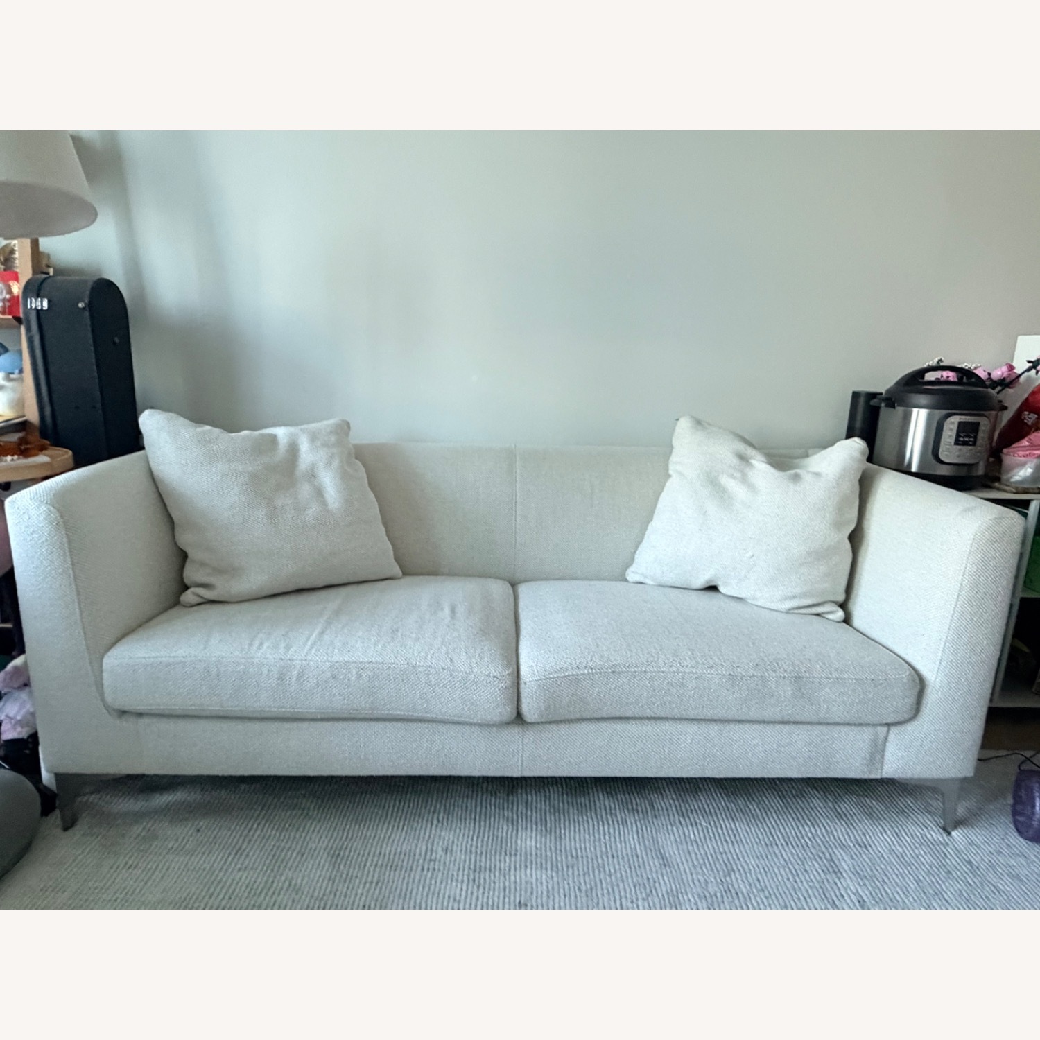 Room & Board Sterling White Sofa  - image-1