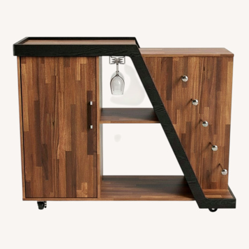 Used 48.6"  Tern Mobile Bar Cart/Wine Cabinet  for sale on AptDeco