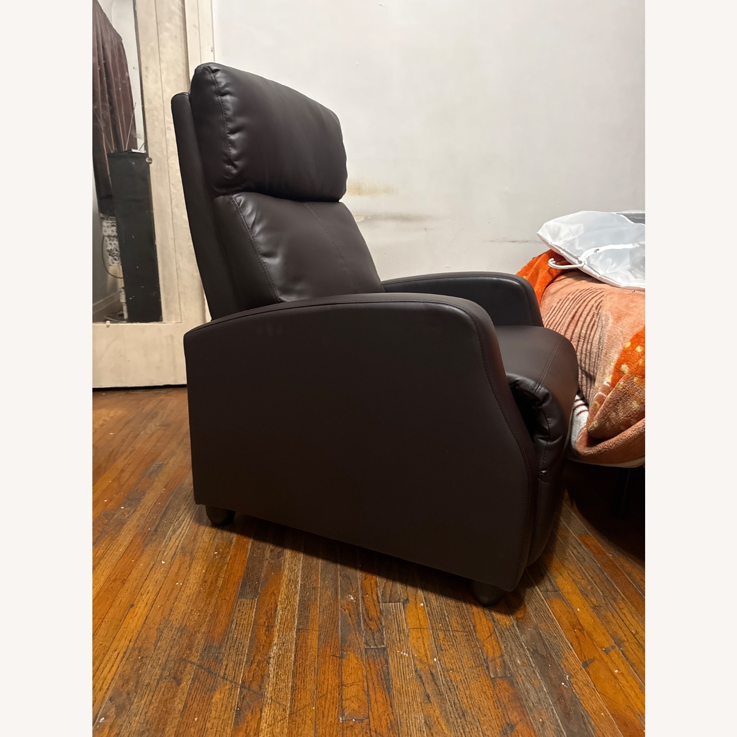 IKEA HADRUP Dark Brown Recliner - image-3