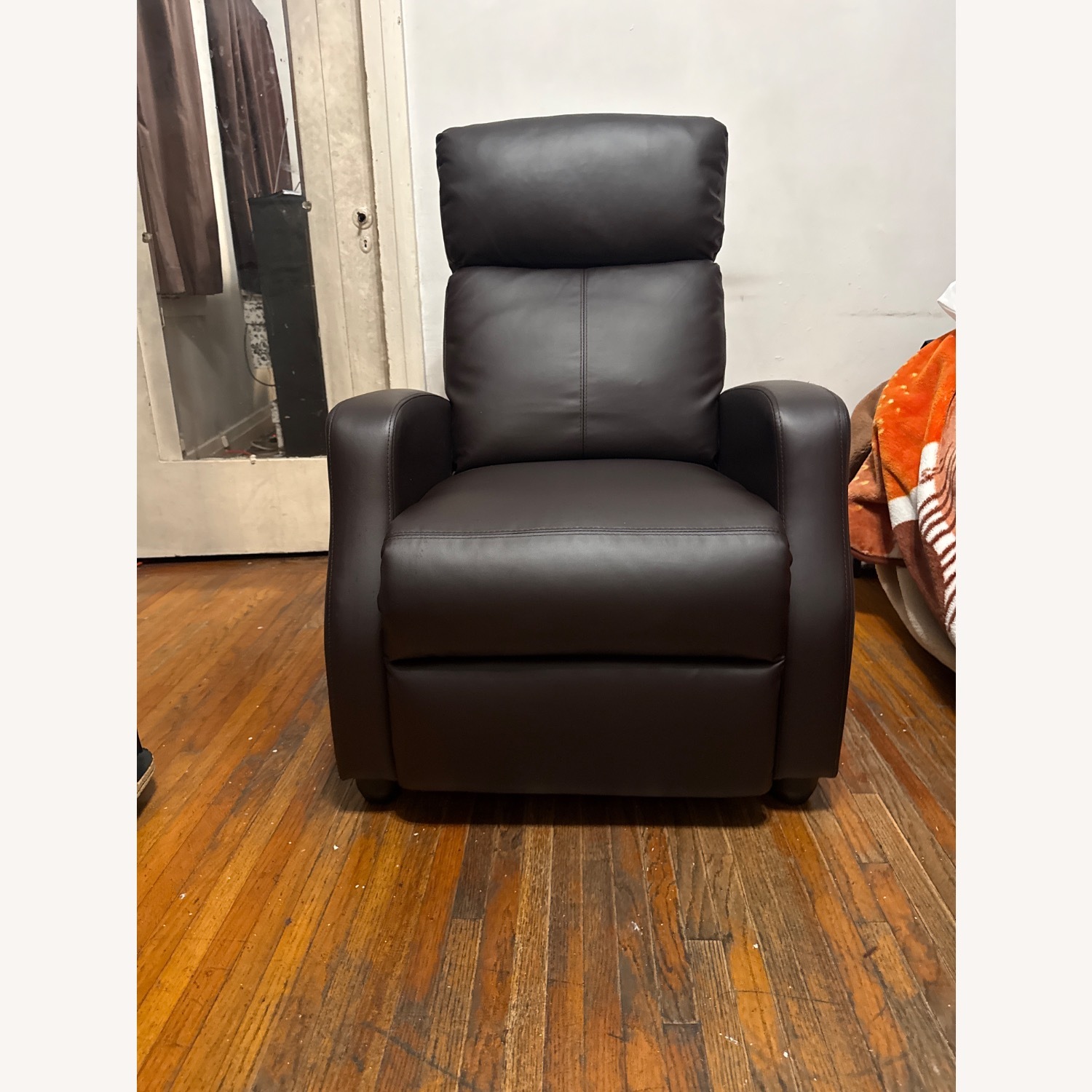 IKEA HADRUP Dark Brown Recliner - image-2