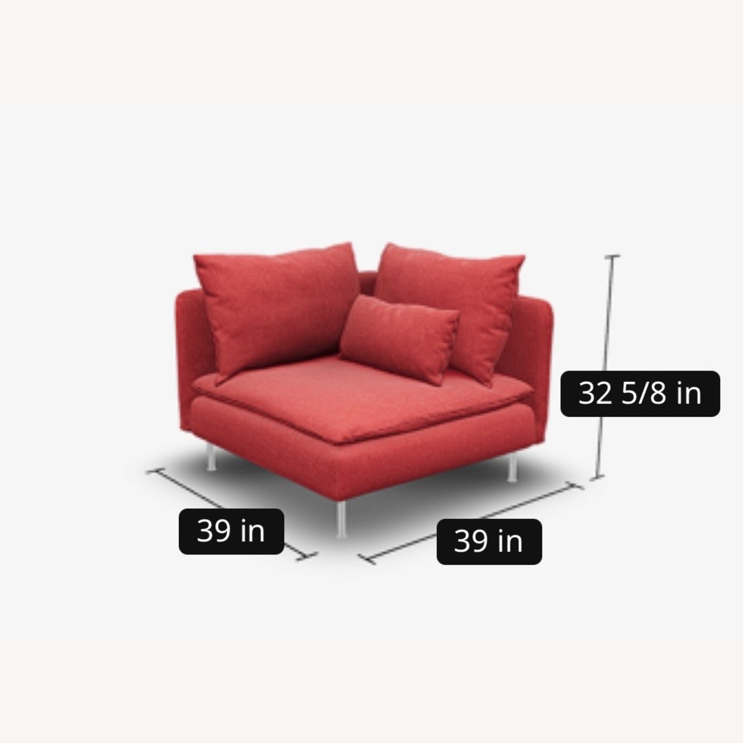 IKEA SÖDERHAMN Modular Sofa – 4-Piece Set - image-4