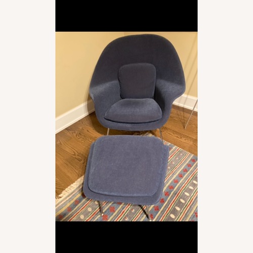 Used Design Within Reach Knoll Womb Chair & Ottoman for sale on AptDeco