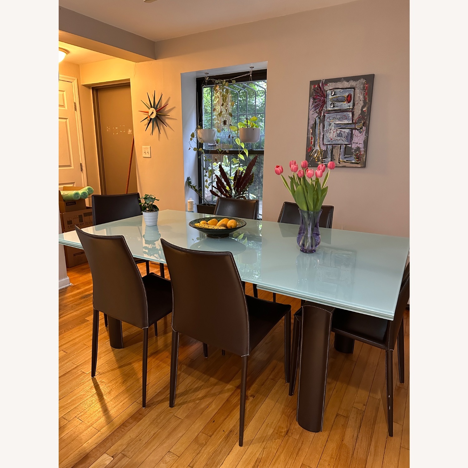Bontempi Margharet Natural Glass Dining Table - image-3