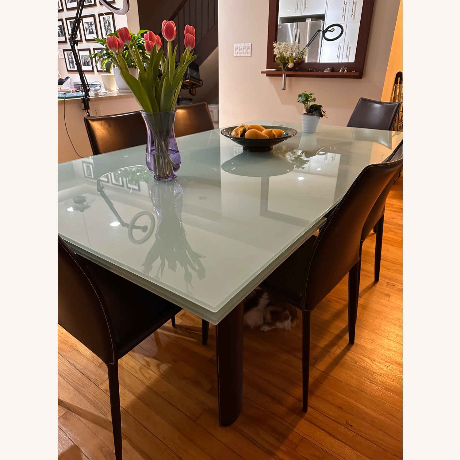 Bontempi Margharet Natural Glass Dining Table - image-4