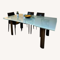 Bontempi Margharet Natural Glass Dining Table