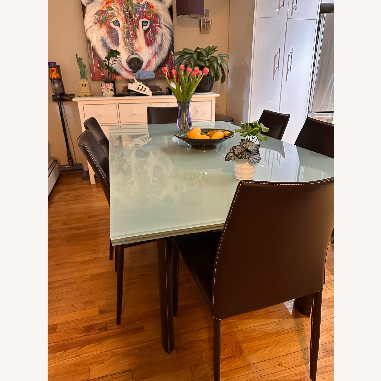 Bontempi Margharet Natural Glass Dining Table - image-5