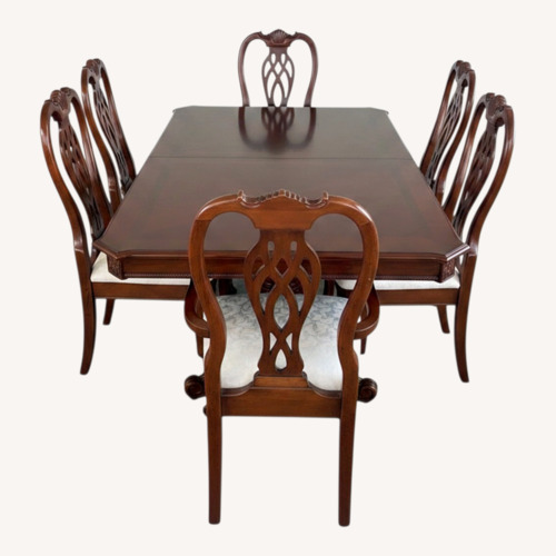 Used Dark Brown Wood Dining Sets for sale on AptDeco