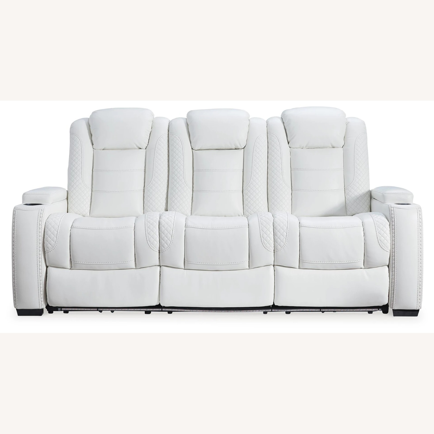 Ashley Furniture Party Time Dual Power Reclining Sofa - image-7
