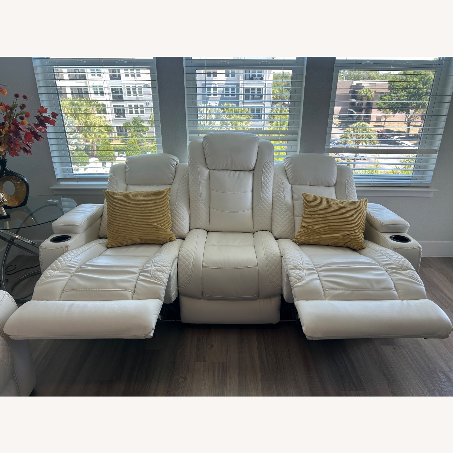 Ashley Furniture Party Time Dual Power Reclining Sofa - image-4