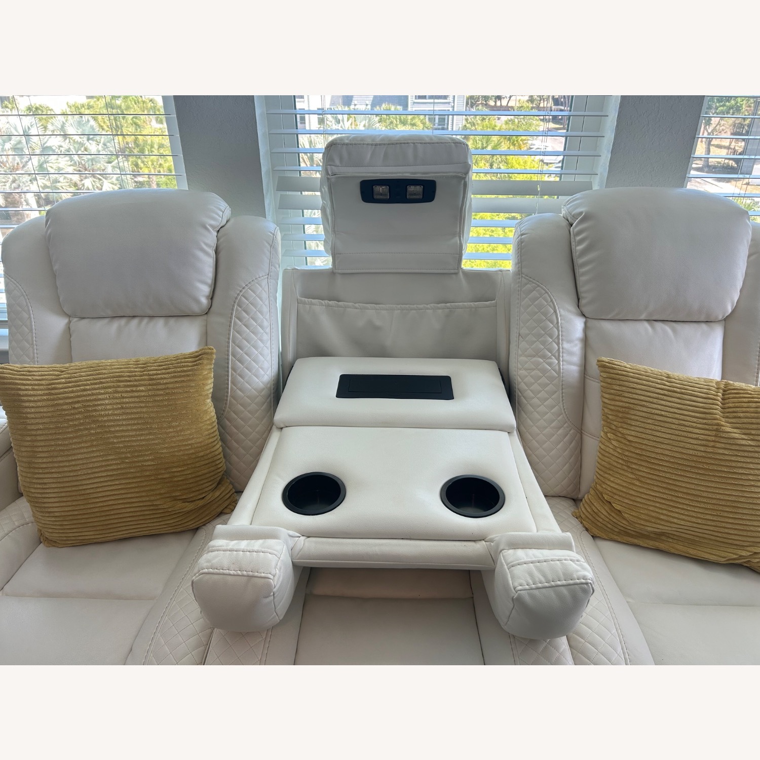 Ashley Furniture Party Time Dual Power Reclining Sofa - image-3