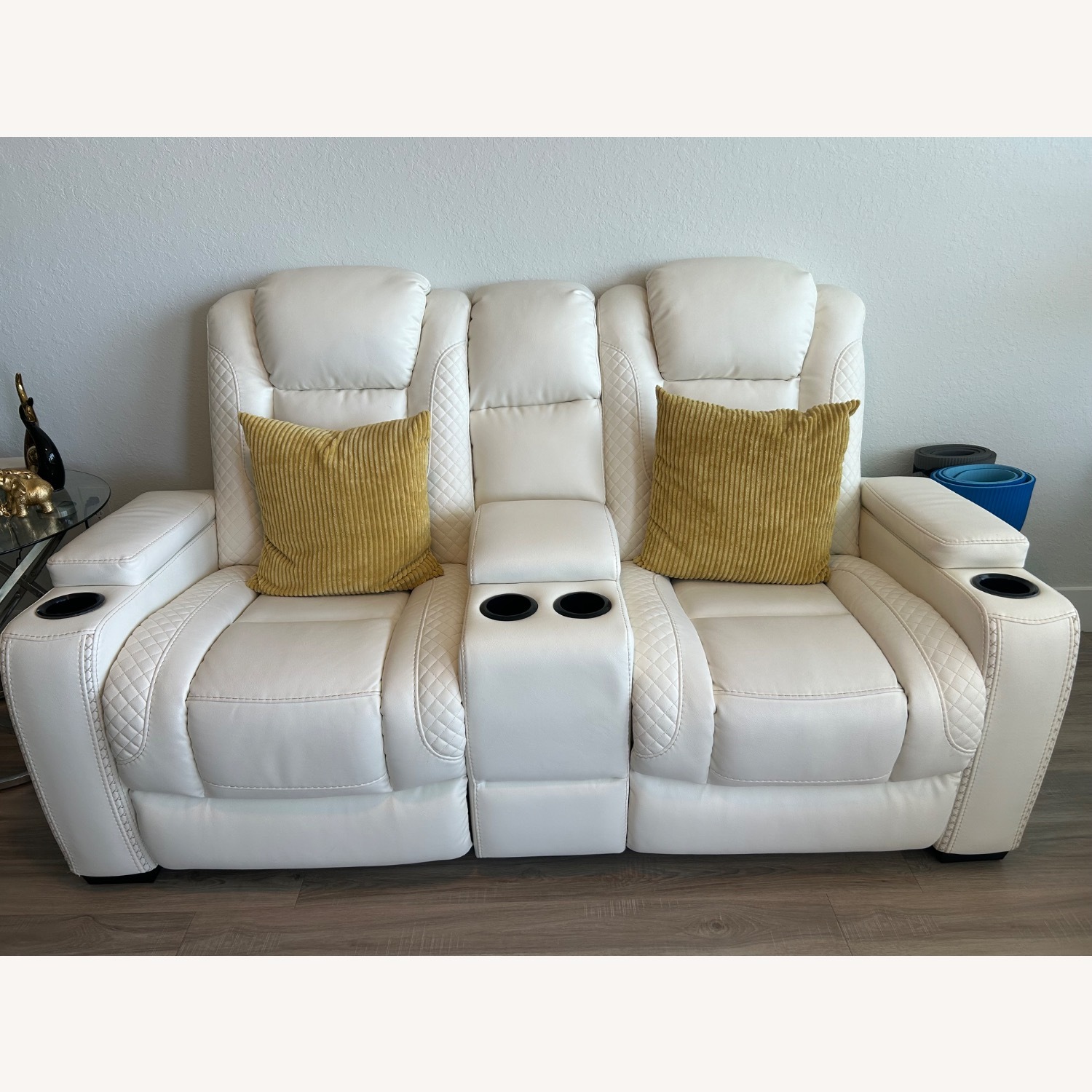 Ashley Furniture Party Time Dual Power Reclining Sofa - image-2