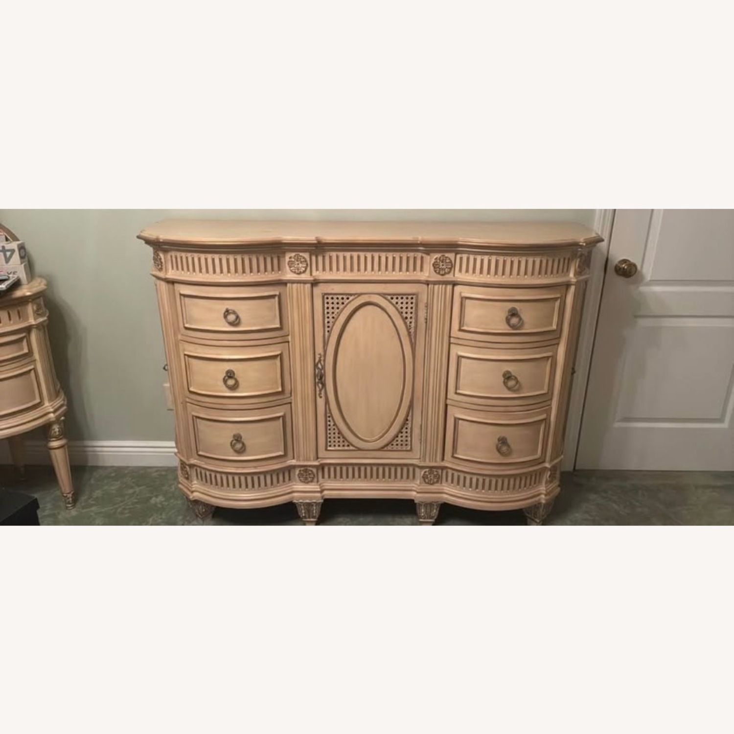 Mirrored Armoire with 6 Drawers - image-9