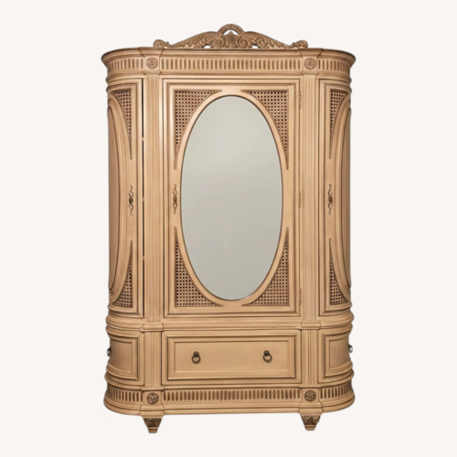 Used Mirrored Armoire with 6 Drawers for sale on AptDeco