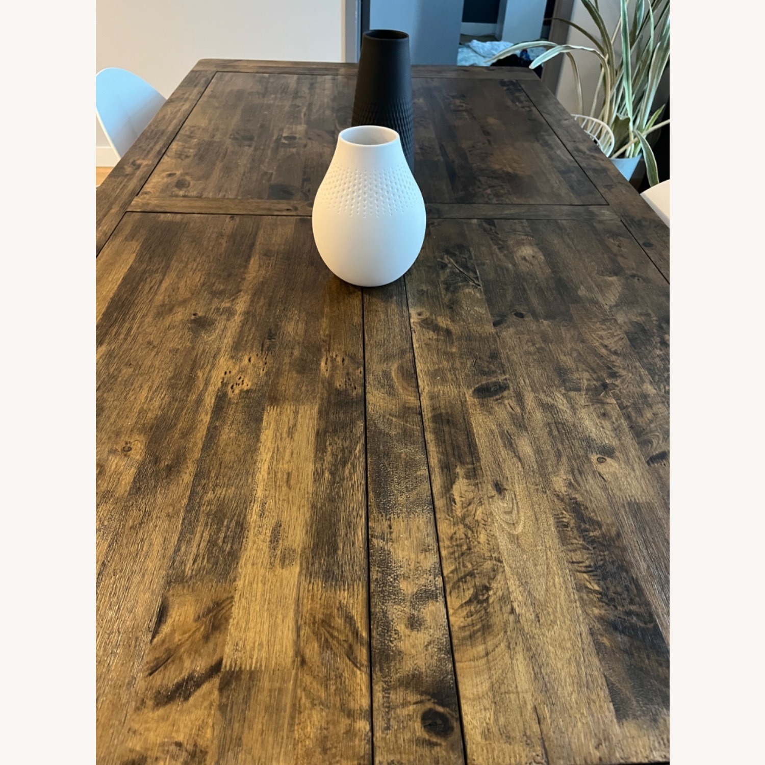 Wayfair Pasilla Dark Brown Wood Dining Table - image-3