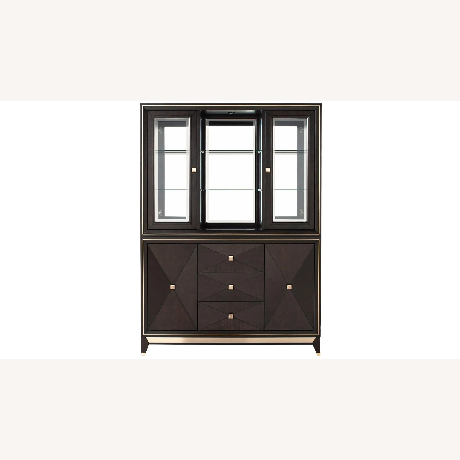 Raymour & Flanigan Callister China Cabinet with Lighting - image-4