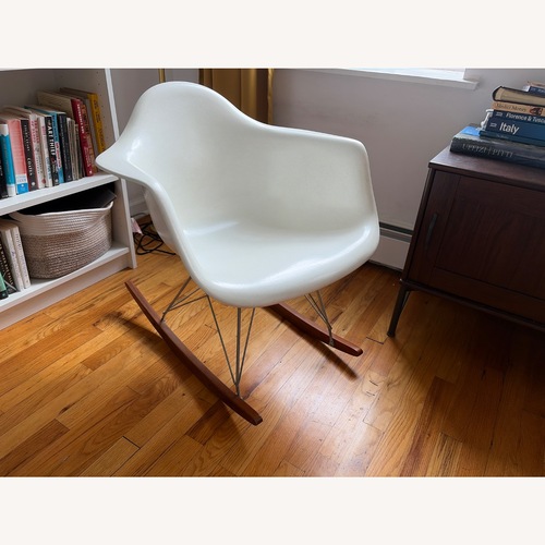 Used Modernica Case Study White Fiberglass Accent Chair for sale on AptDeco