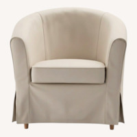 IKEA Tullsta Light Brown Cotton Armchair