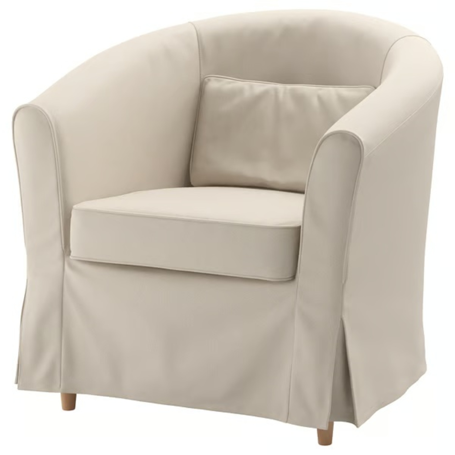 IKEA Tullsta Light Brown Cotton Armchair - image-4