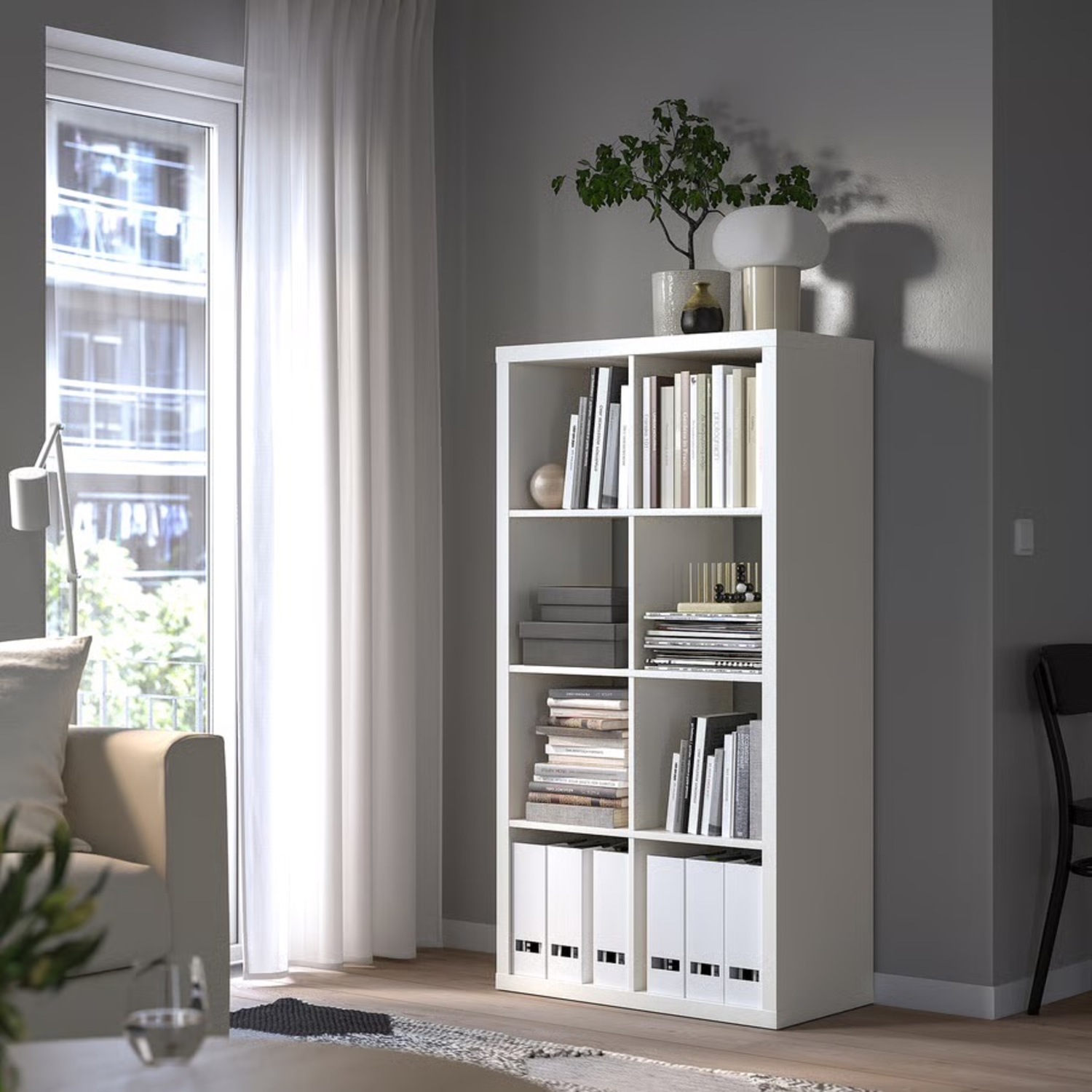IKEA Kallax White Bookcase - image-4