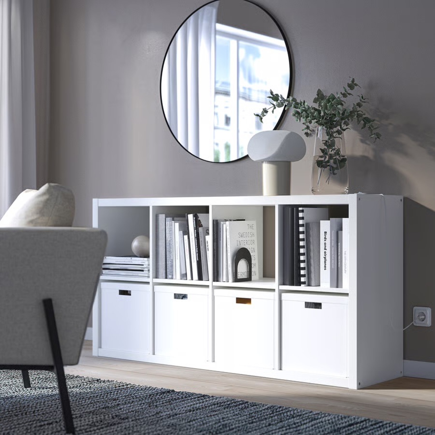 IKEA Kallax White Bookcase - image-3