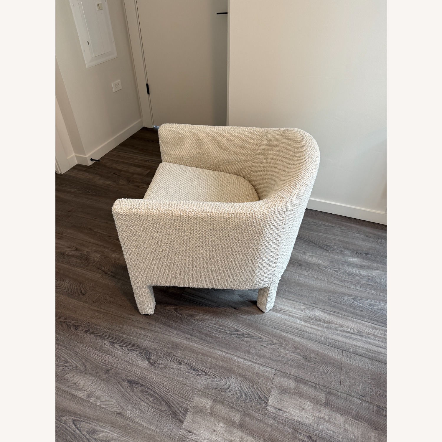West Elm Isabella Chair Boucle Alabaster - image-2