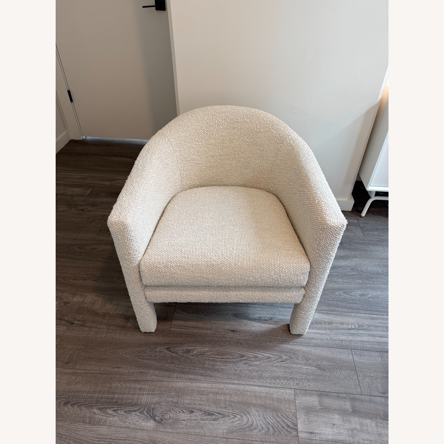 West Elm Isabella Chair Boucle Alabaster - image-3