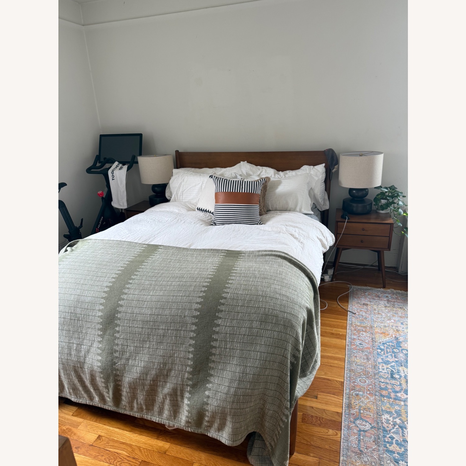 West Elm Mid-Century Queen Bed - image-1