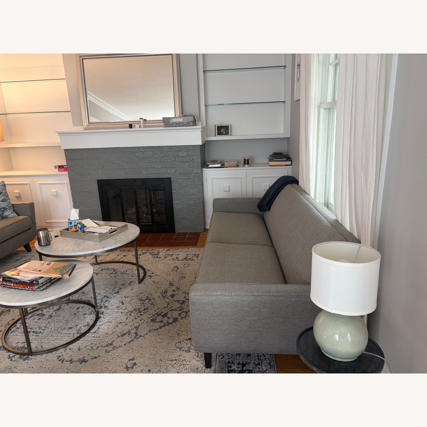 Ethan Allen Lucy MidCentury Modern Sofa - image-3
