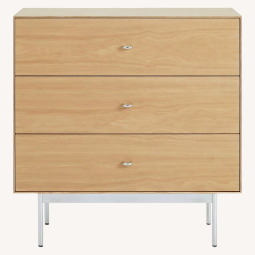Used Design Within Reach 3 Drawer Loop Wood Dresser for sale on AptDeco